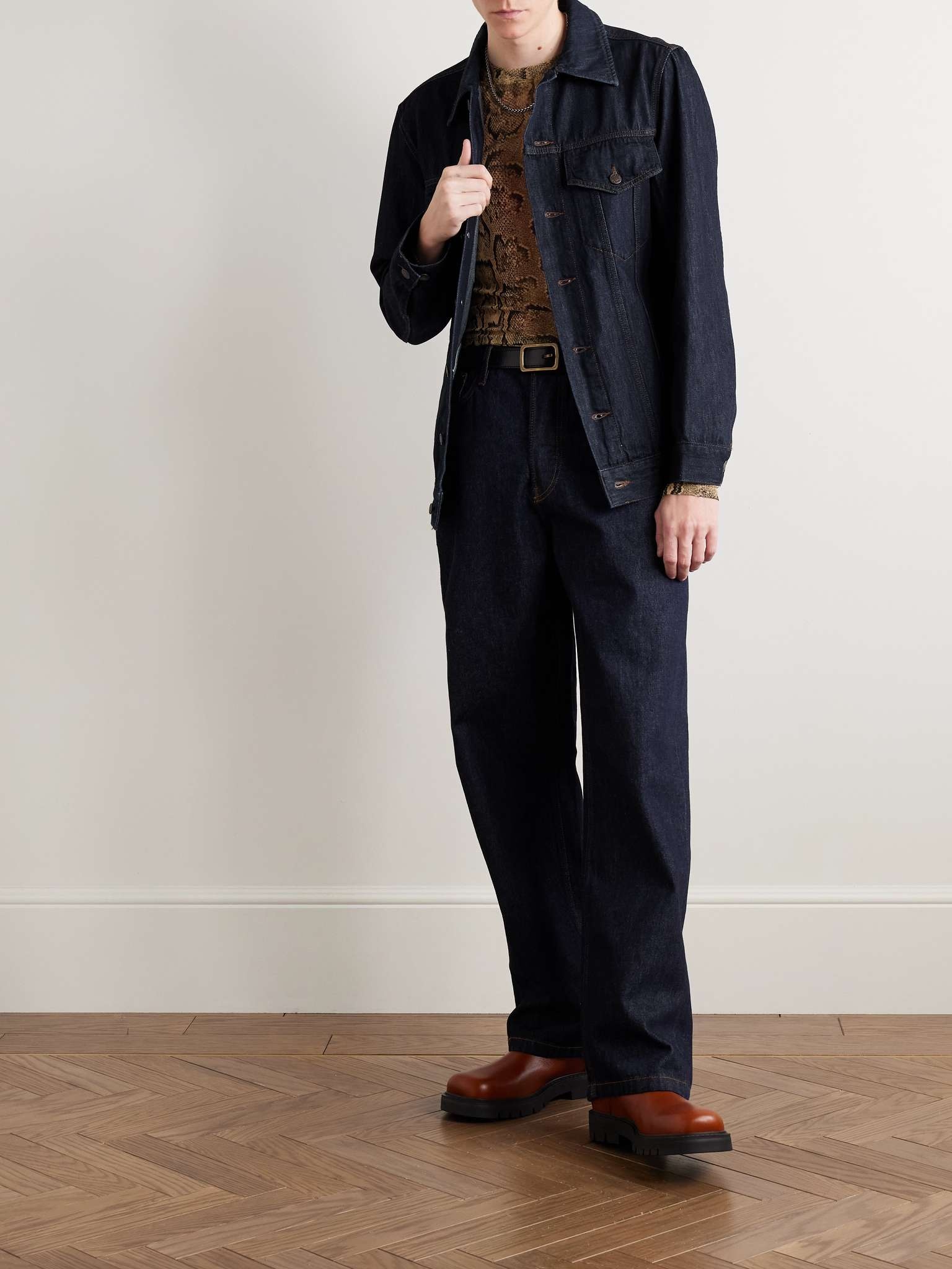 ジャケット・アウター SALE Dries Van Noten denim jacket Dries Van Noten Vipin Jacket - Indigo | Garmentory