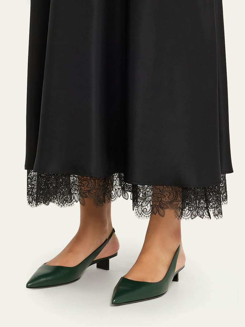 Pierre Hardy Stella Metallic Leather Slingback Pumps outlook