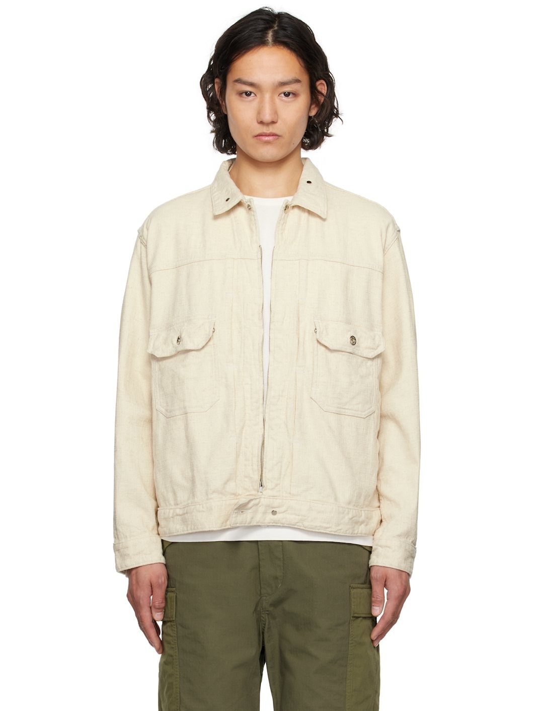Off-White Trucker Jacket - 1