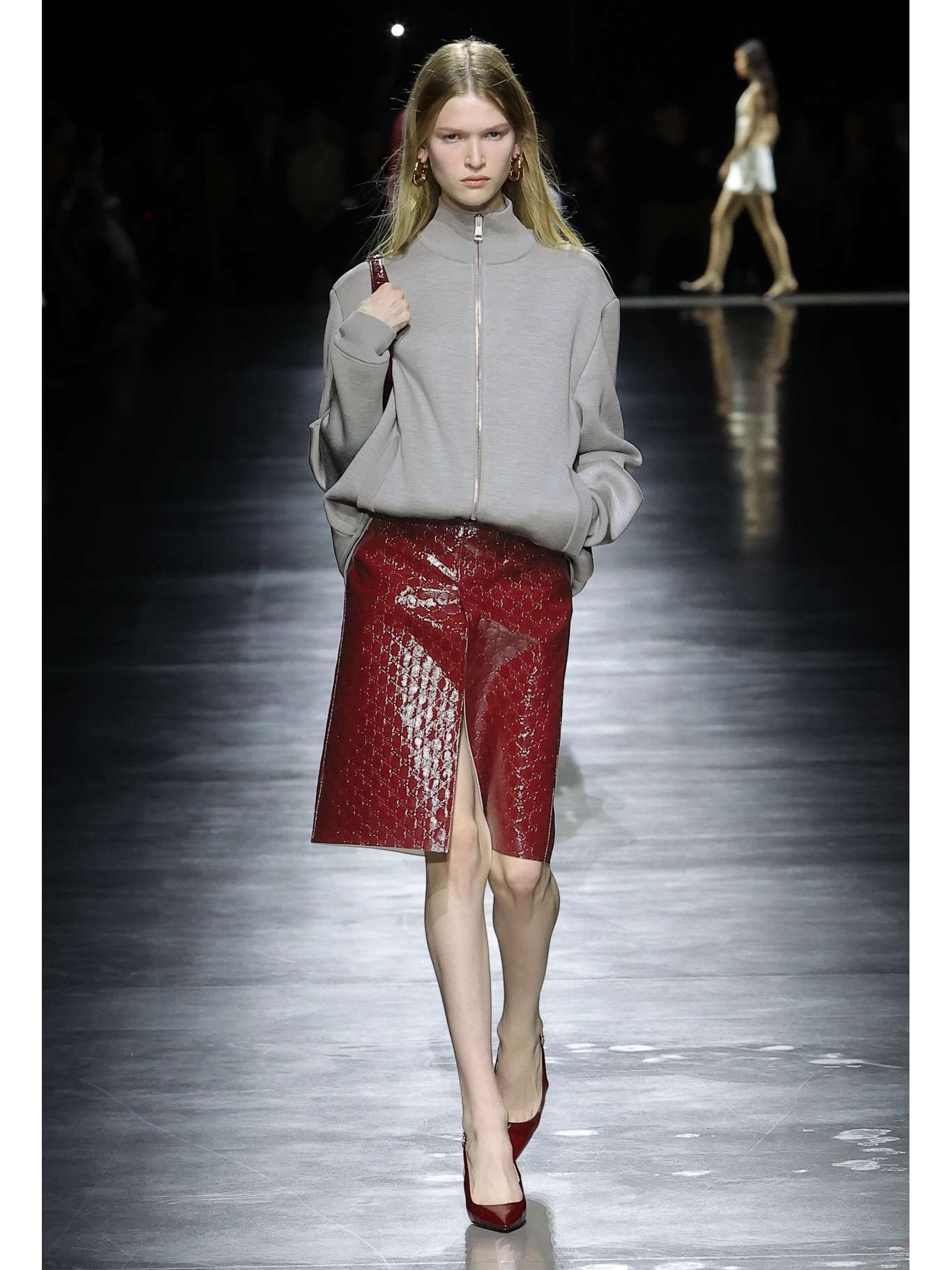 スカート GUCCI VELVET SKIRT Gucci Rhinestone Velvet Maxi Skirt