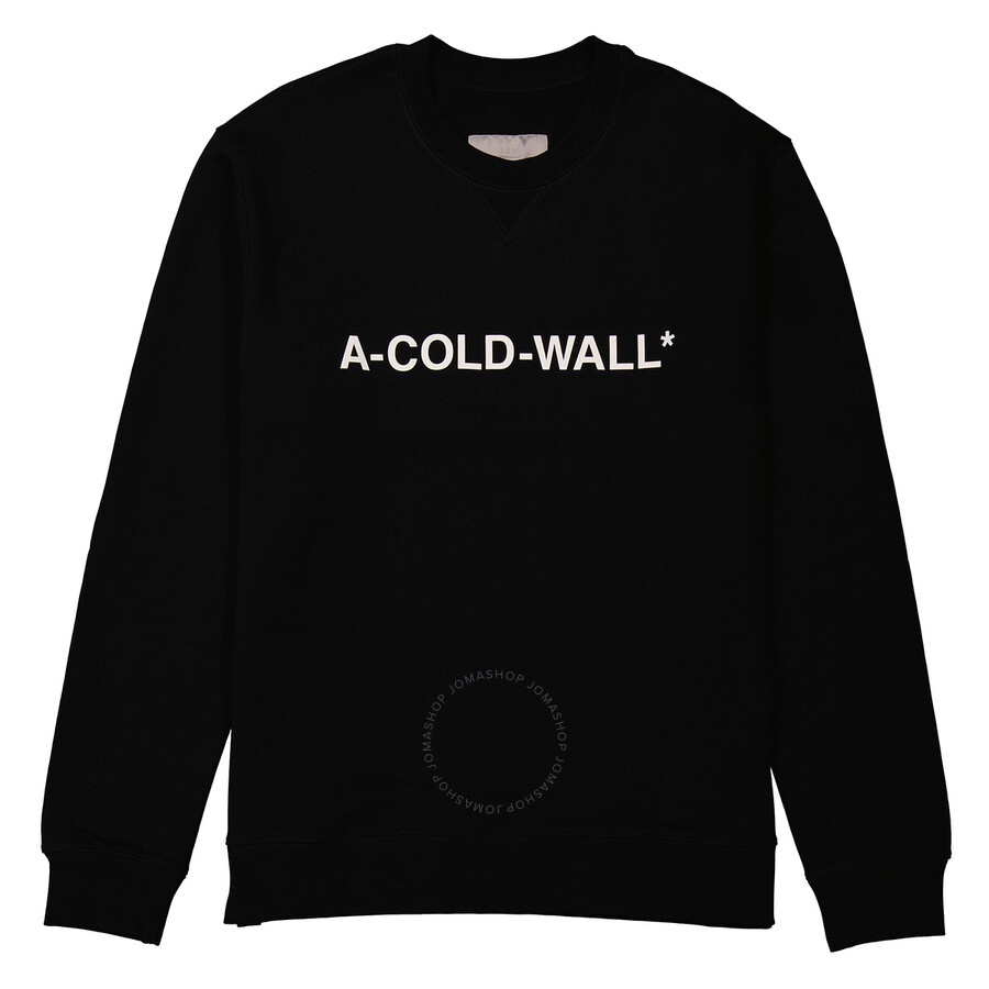 A Cold Wall Men's Black Essential Logo Crew Sweater - 1