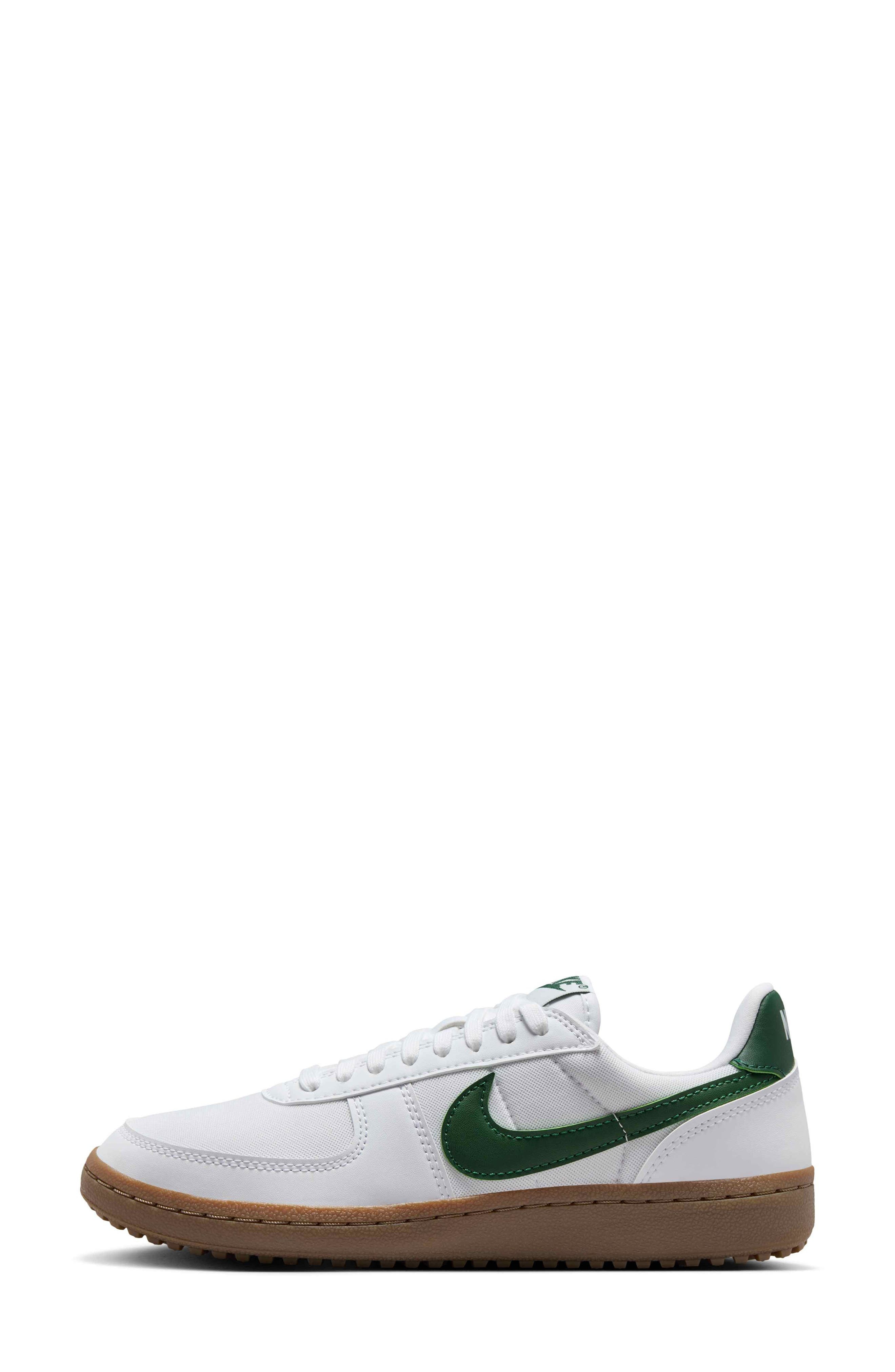 Nike Field General Sneaker in White/Green/Brown at Nordstrom - 6