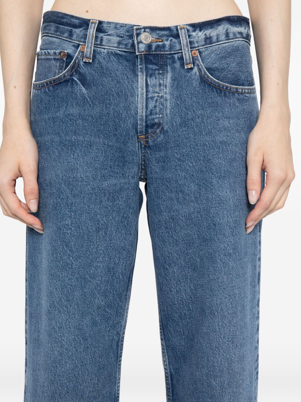 low-rise loose jeans - 5