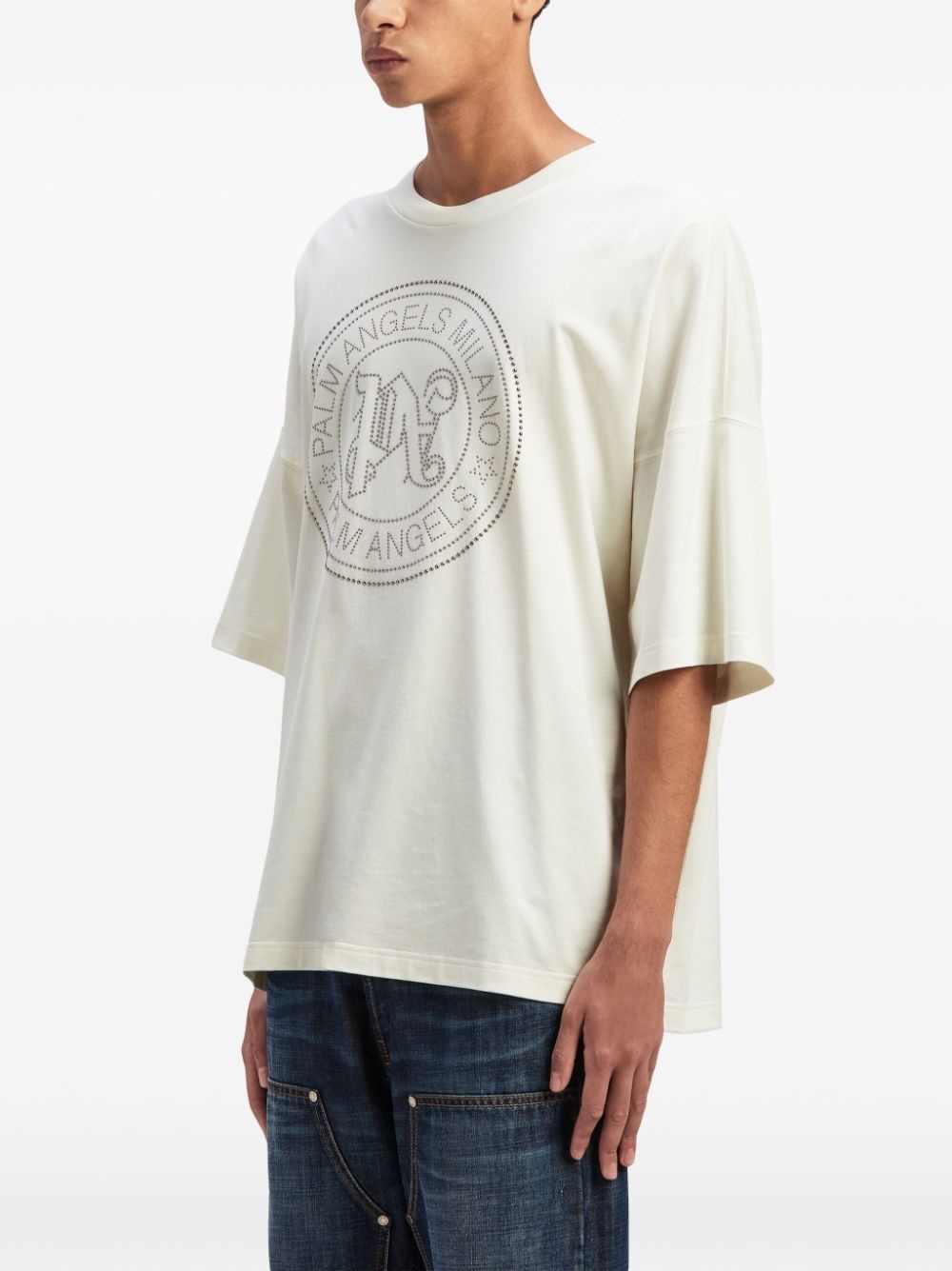 PA City logo-print T-shirt - 4