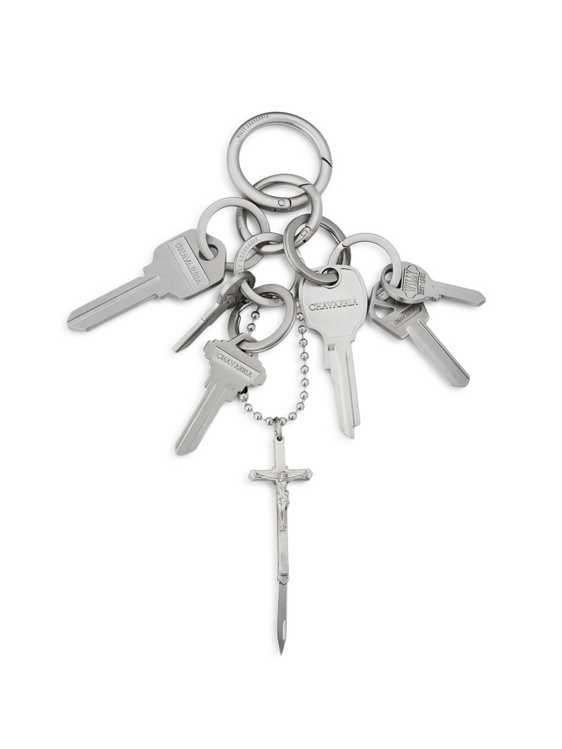 Men's Staff Key Fobs - Shiny Nickel 1