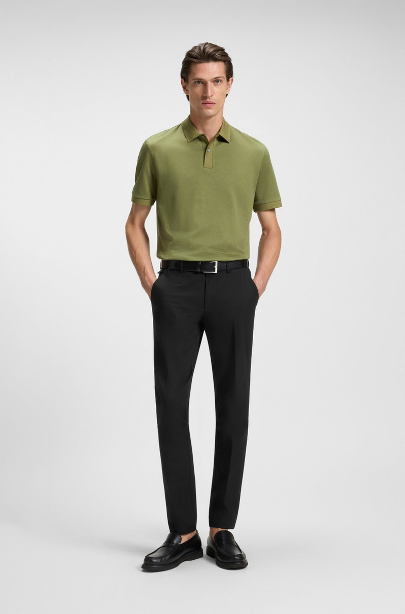 BOSS SLIM-FIT TROUSERS IN STRETCH COTTON outlook