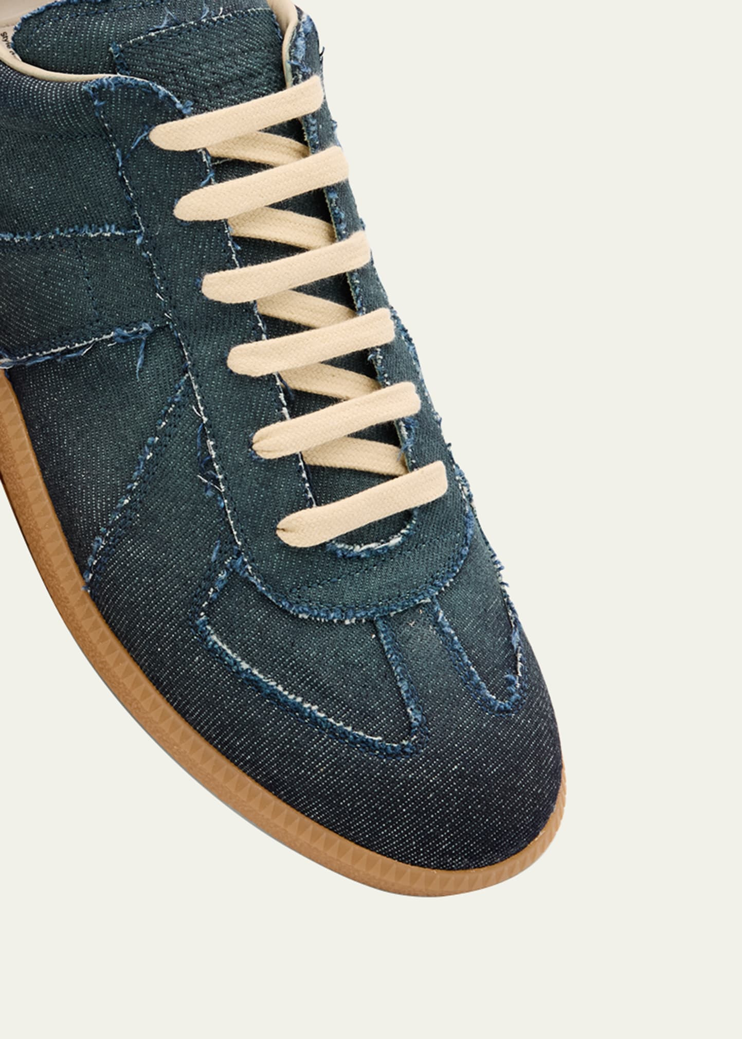 Men's Replica Denim T-Toe Low-Top Sneakers - 6