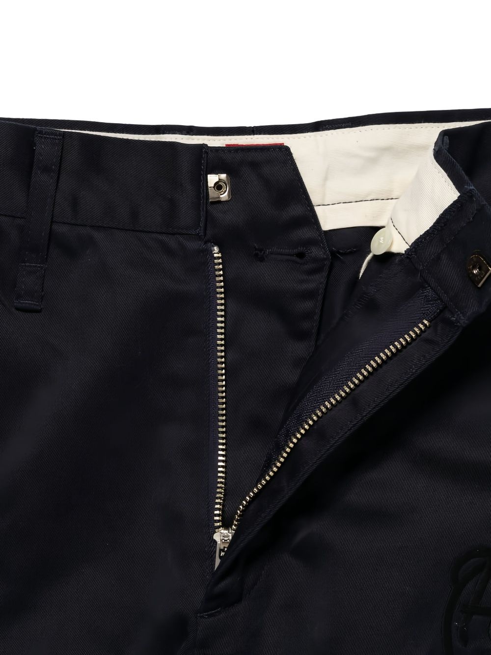 logo-embroidered trousers - 3