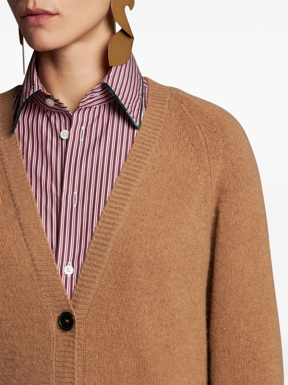 cashmere button-down cardigan - 4
