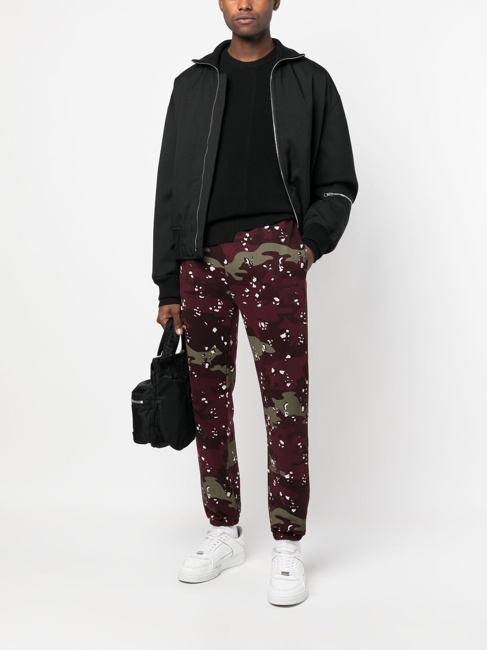 camouflage-print cotton joggers - 2