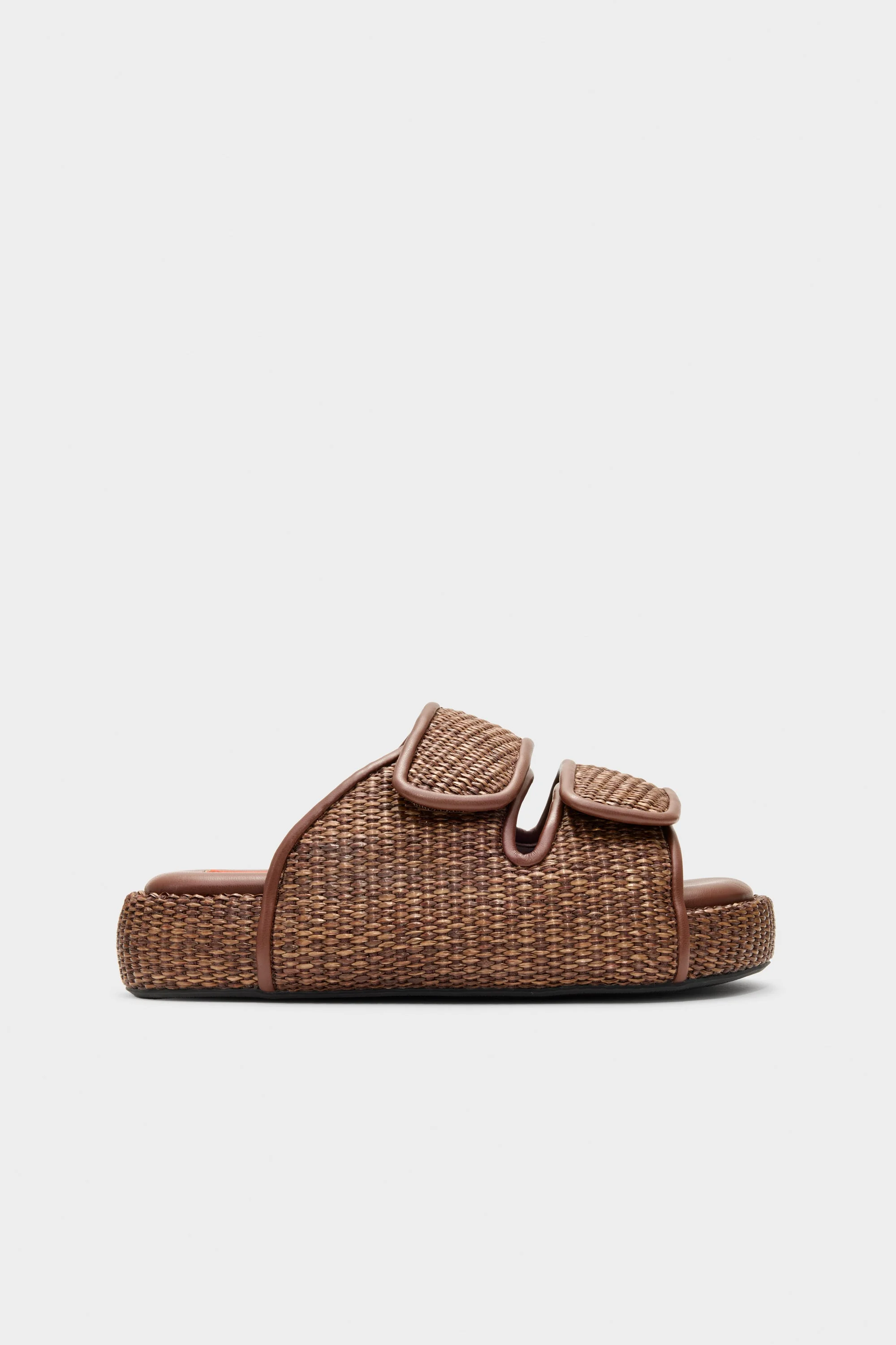Raffia Cro Slide In Chocolate - 1