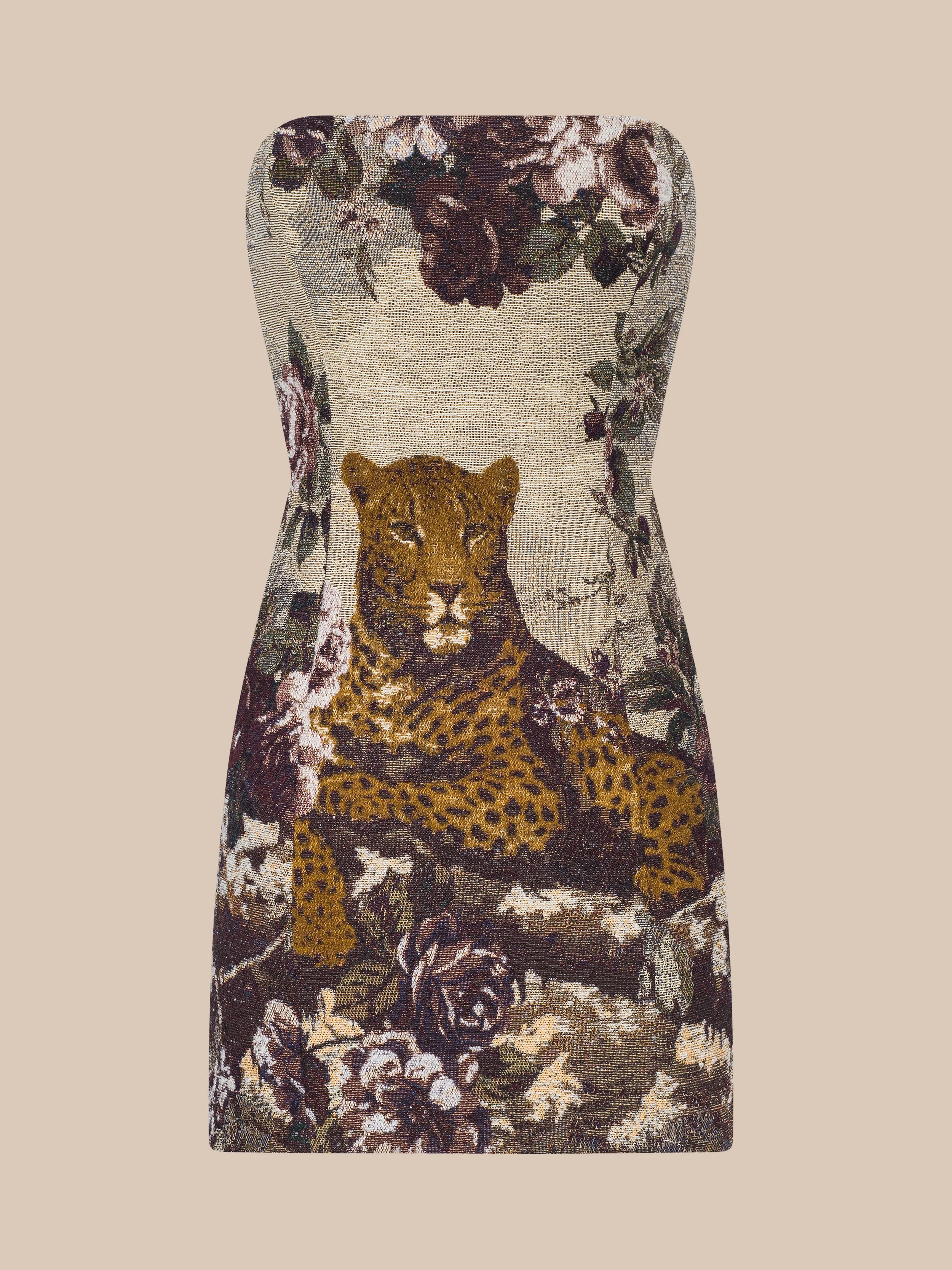 Renee Tapestry Mini Dress - 1