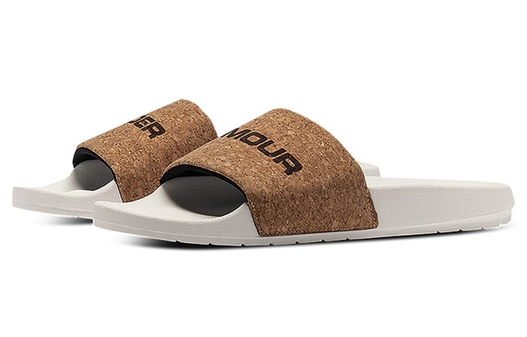Under Armour Unisex Core Remix Slippers Brown 3023779-100 - 3
