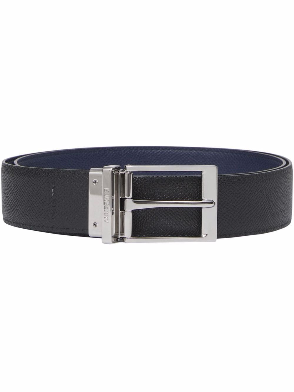 reversible grainy leather belt - 3