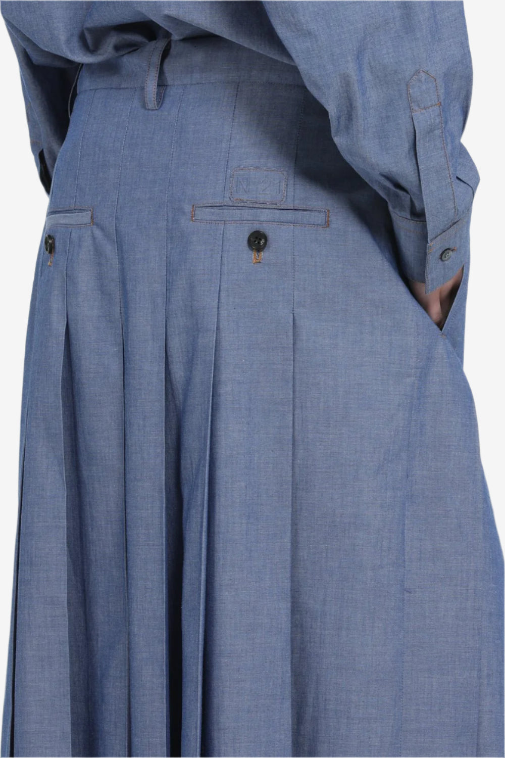 MAXI SKIRT WITH PLEATS - 5