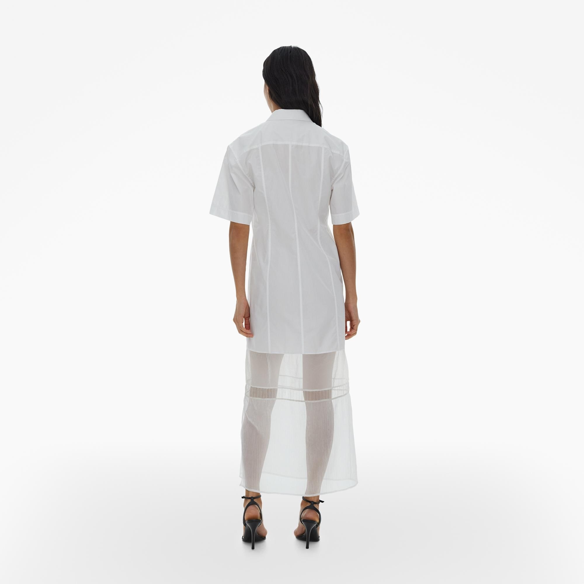 COMBO SHIRT DRESS - 4