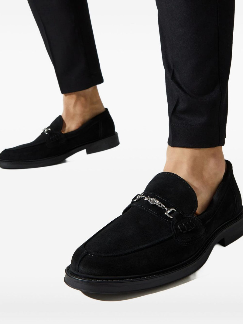 rounded toe suede loafers 5