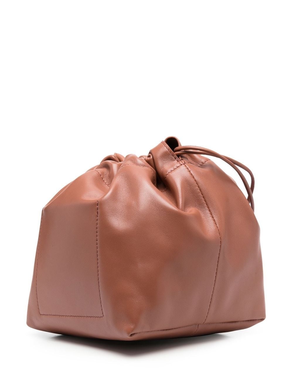 drawstring-fastening shoulder bag - 4