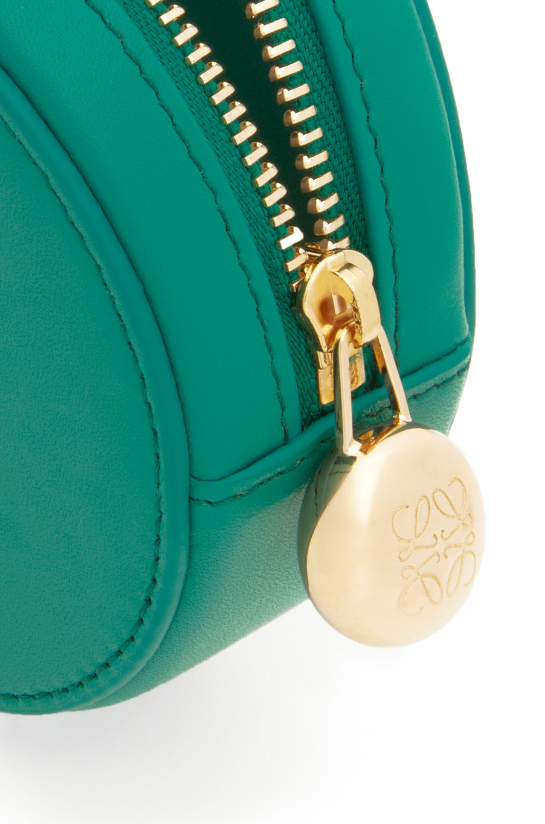 Pebble cookie key holder in shiny nappa calfskin - 5