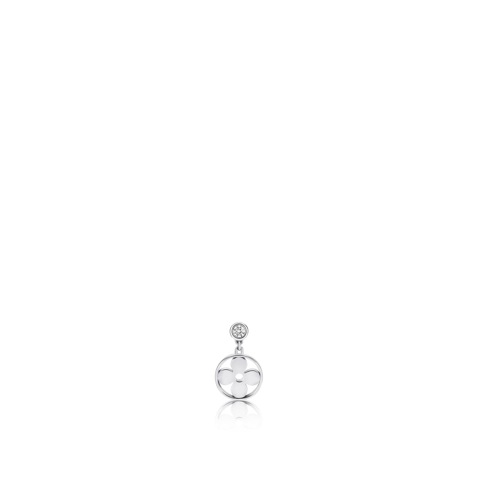 Idylle Blossom Ear Stud, White Gold And Diamond - Per Unit - 1