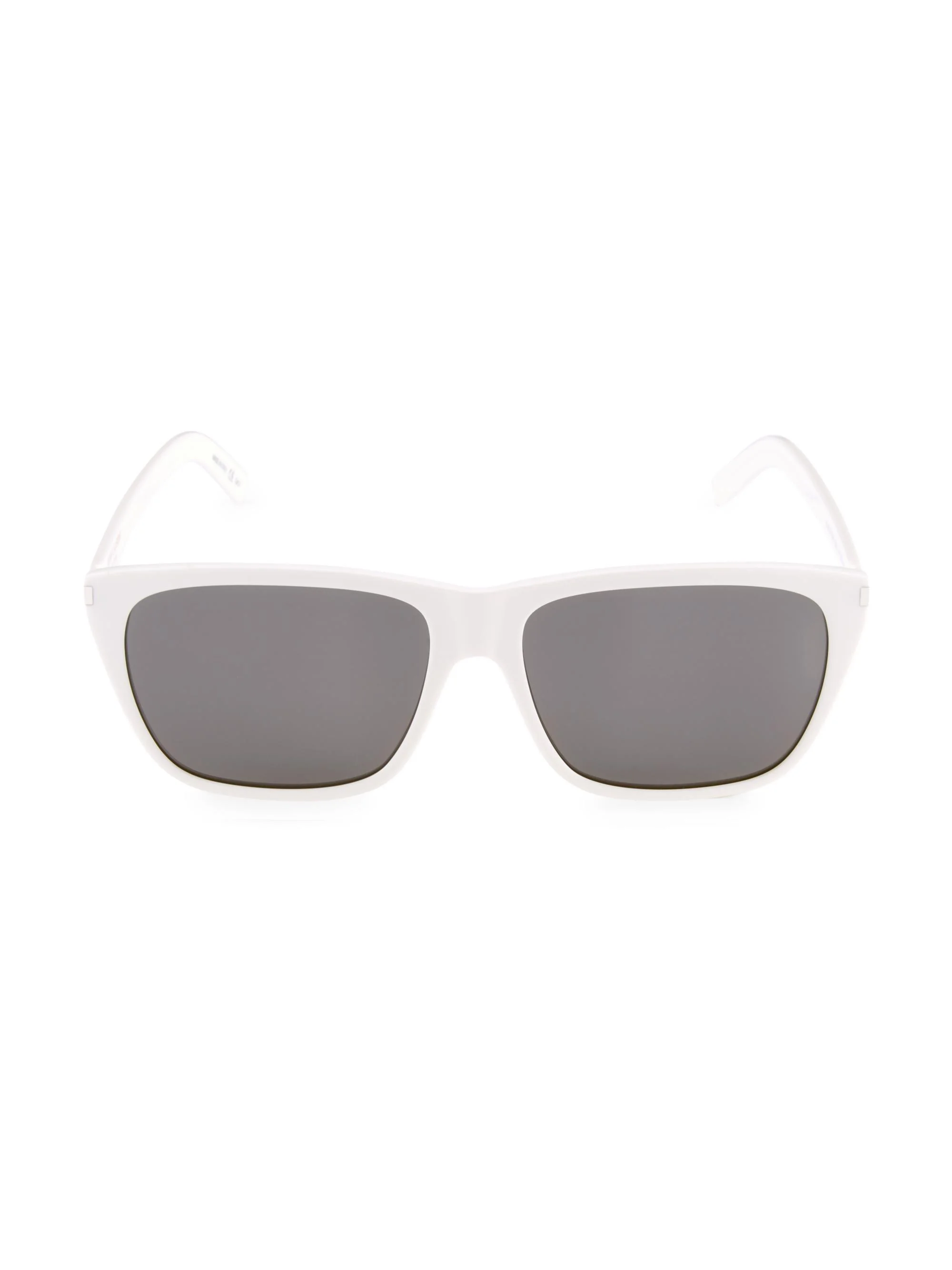 Men's Classic 57MM Rectangular Sunglasses - Ivory - 1