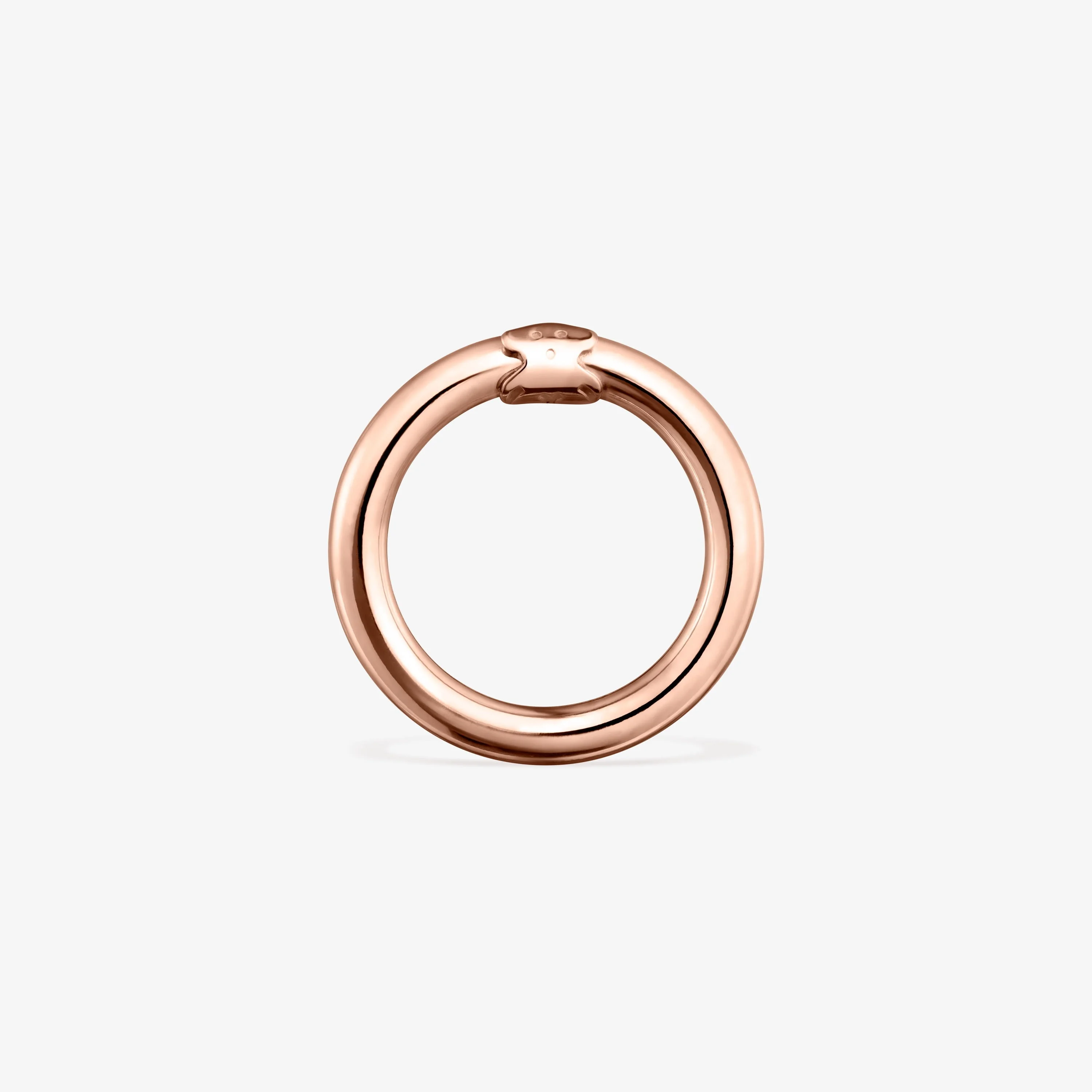 Medium Rose 18K gold vermeil Hold Ring - 1