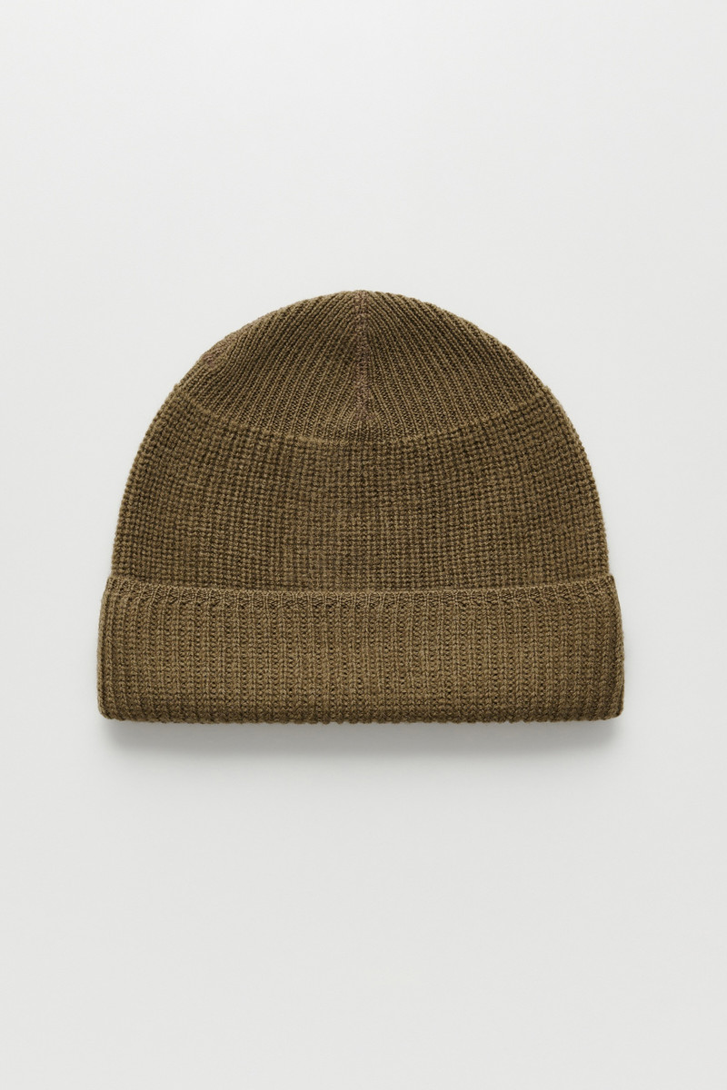 Knit Hat Peafowl Rustic Merino 1