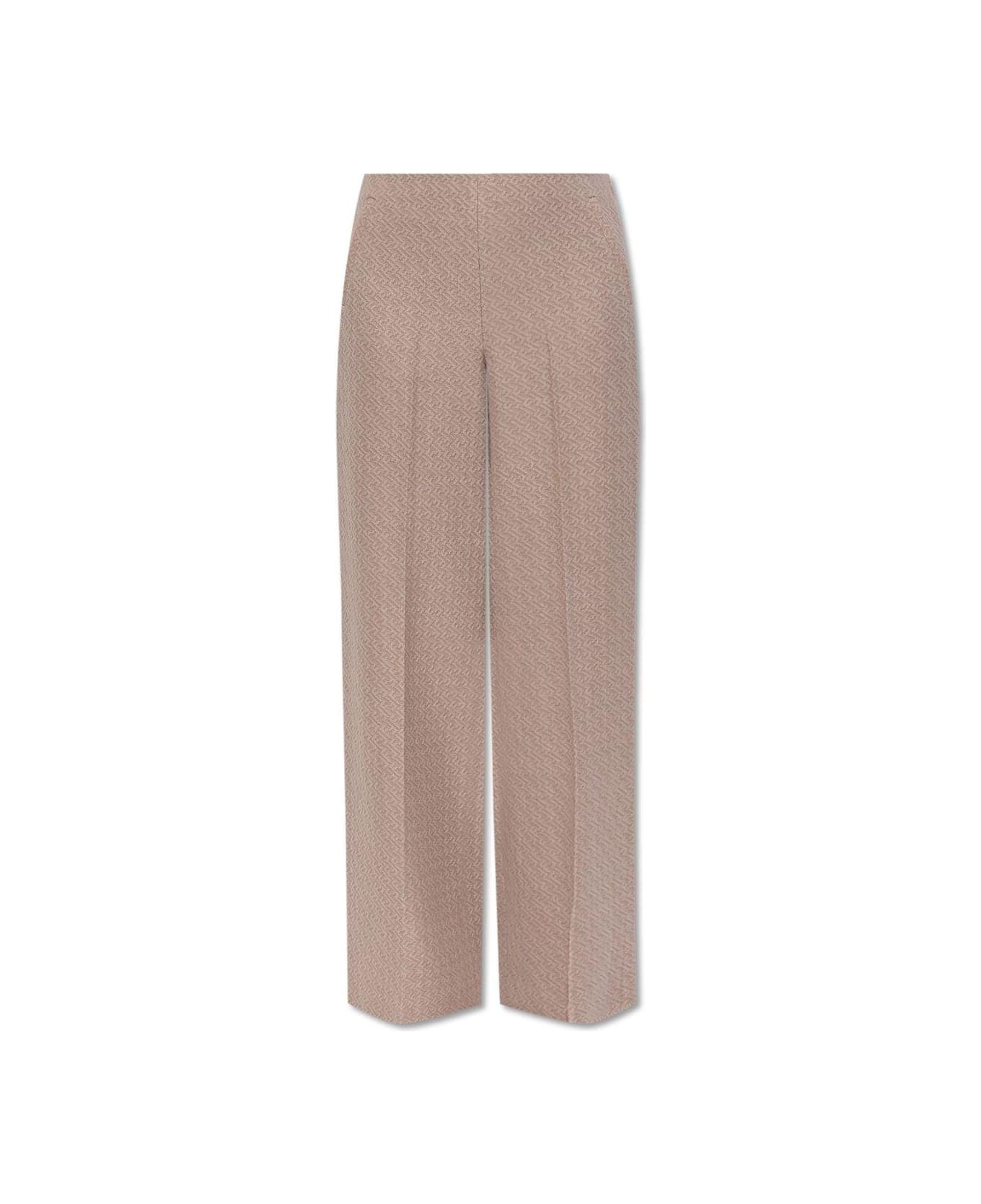 High Waist Wide-leg Trousers - 1