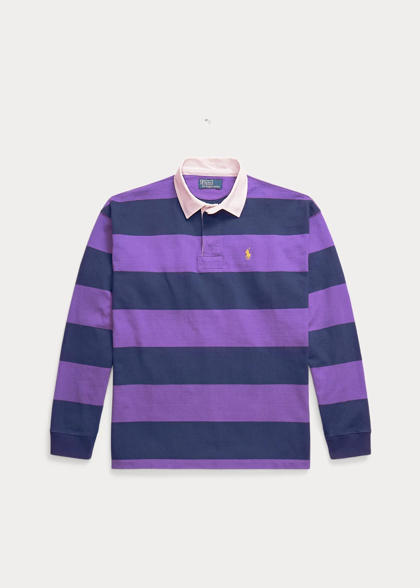 Big Fit Striped Jersey Rugby Shirt - 1