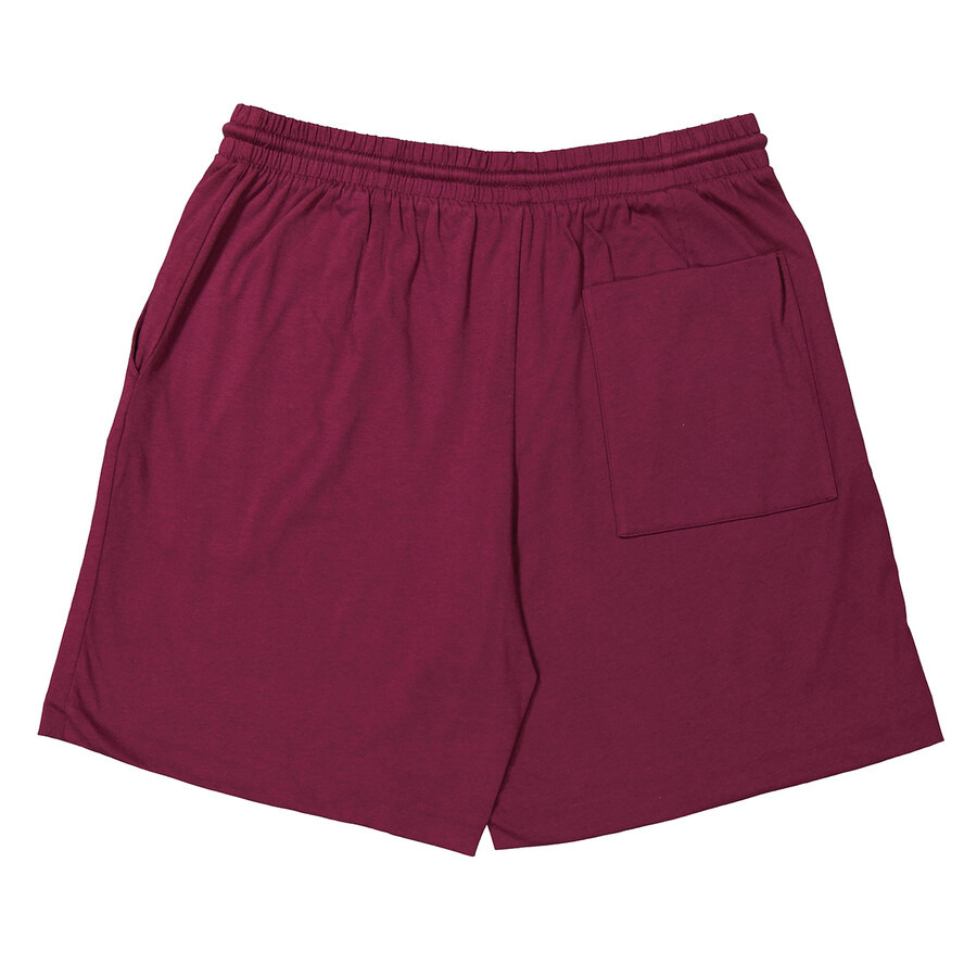 Dries Van Noten Men's Wine Drawstring Shorts - 6