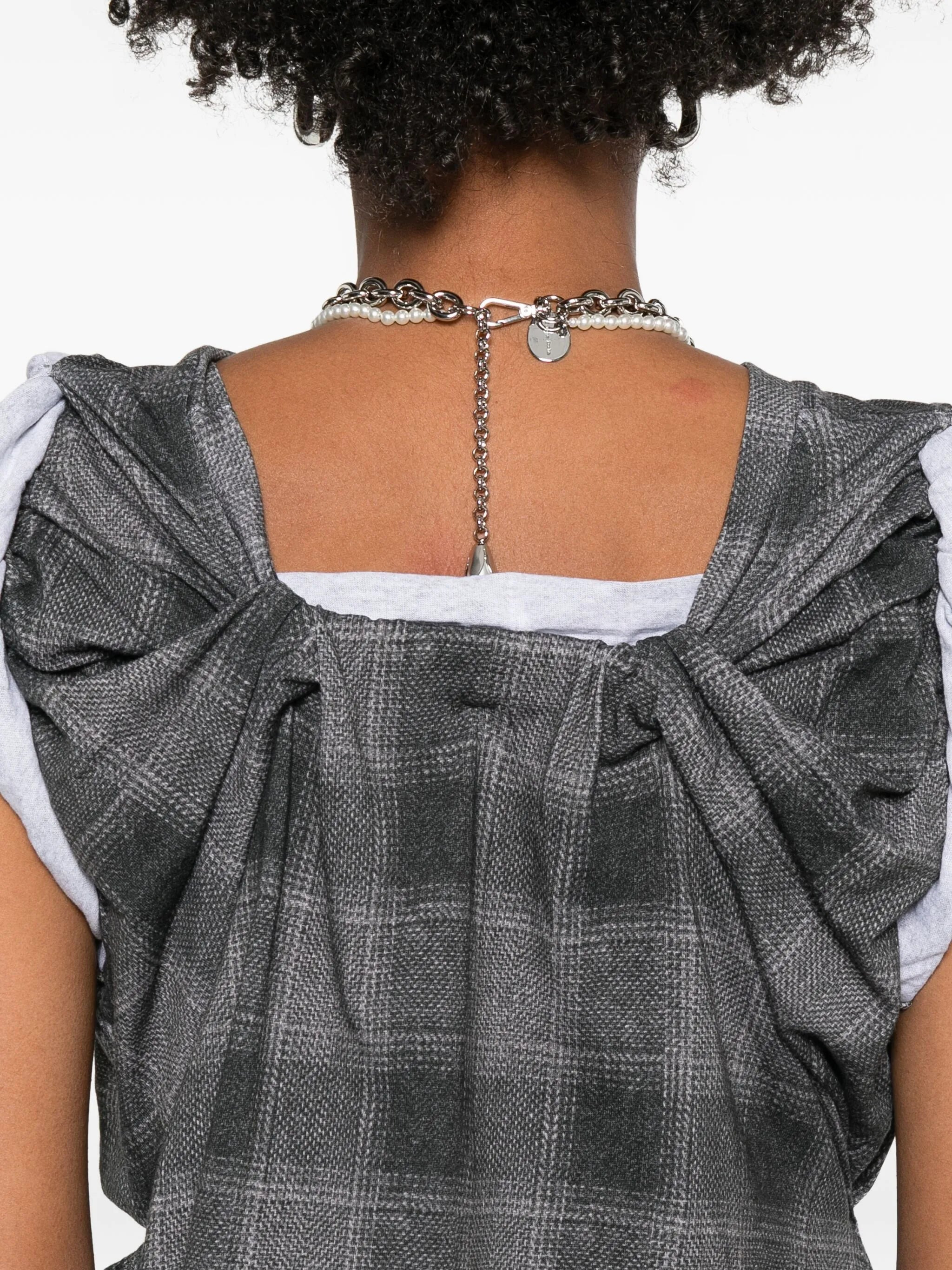 checkered tank top - 5