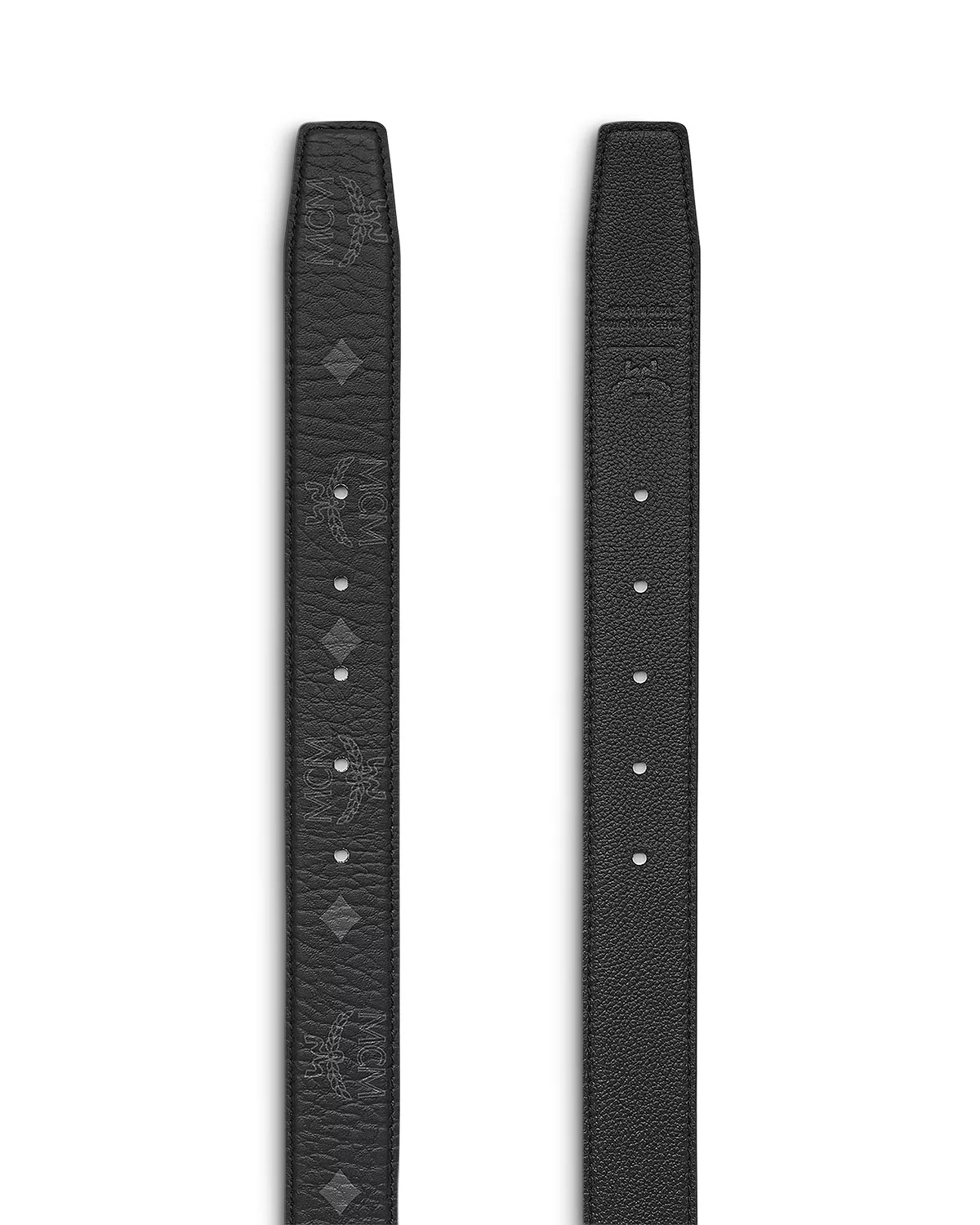 Men's Aren Reversible Visetos and Leather Belt - 3