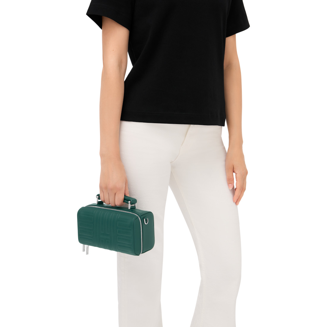 Groove - Leather Cross-Body Bag Small - 7