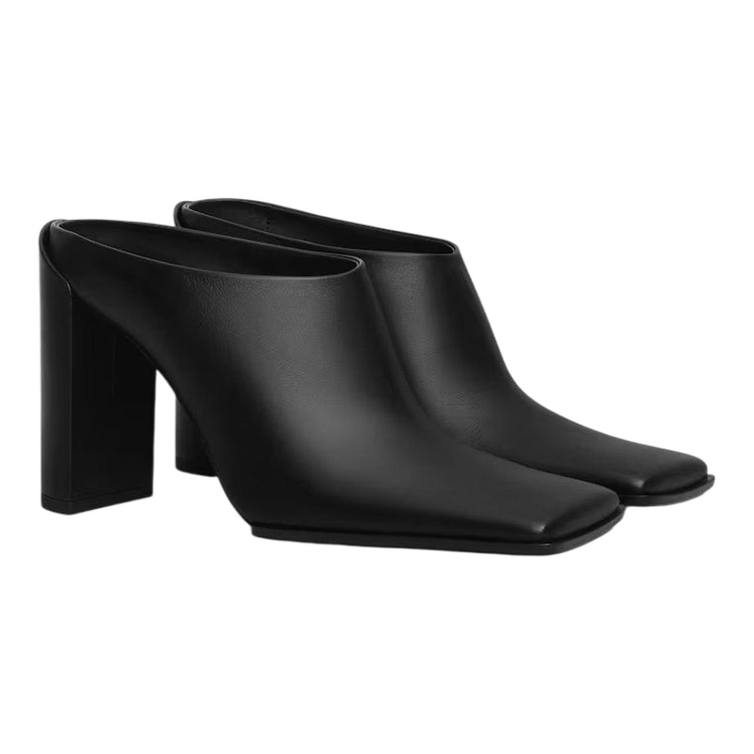Mules 90 Shiny Calfskin - 3