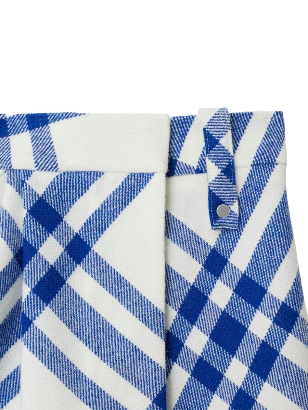 checked wool miniskirt - 3