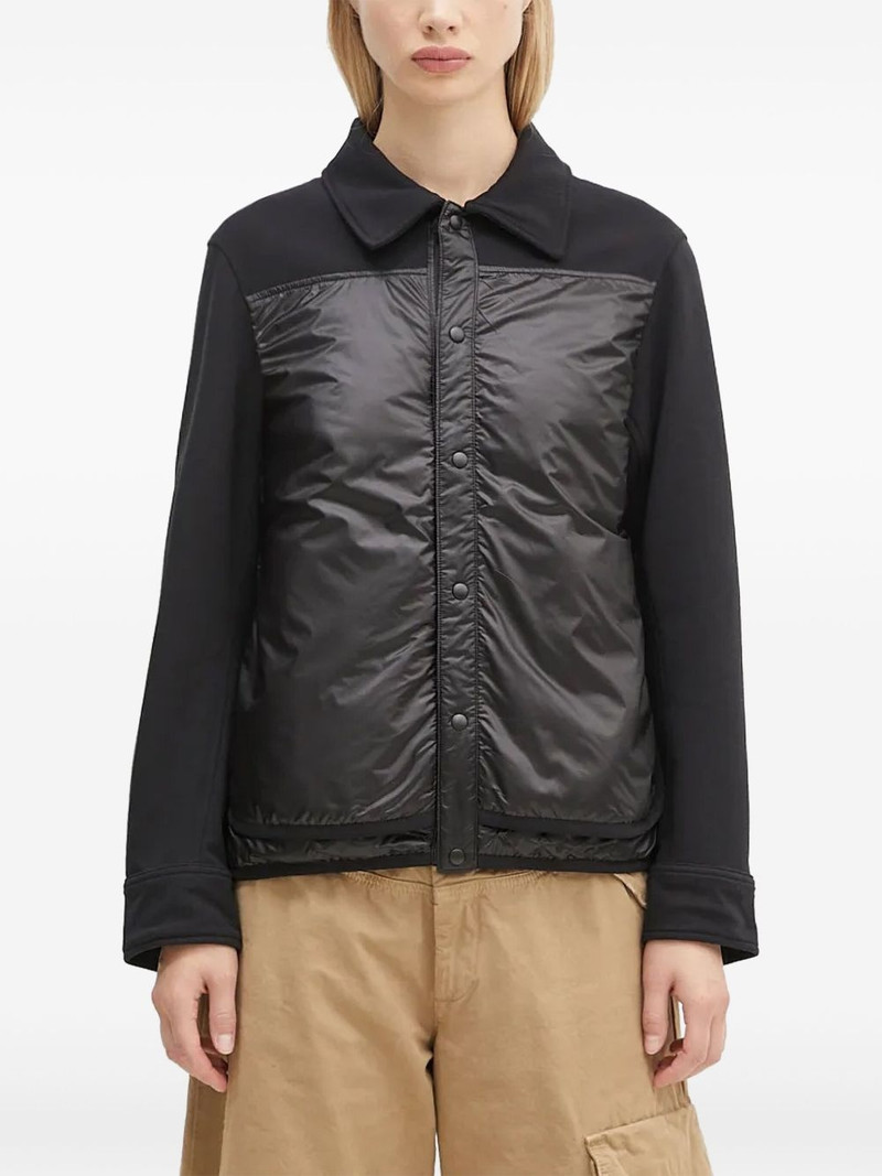 panelled button-fastening jacket 1