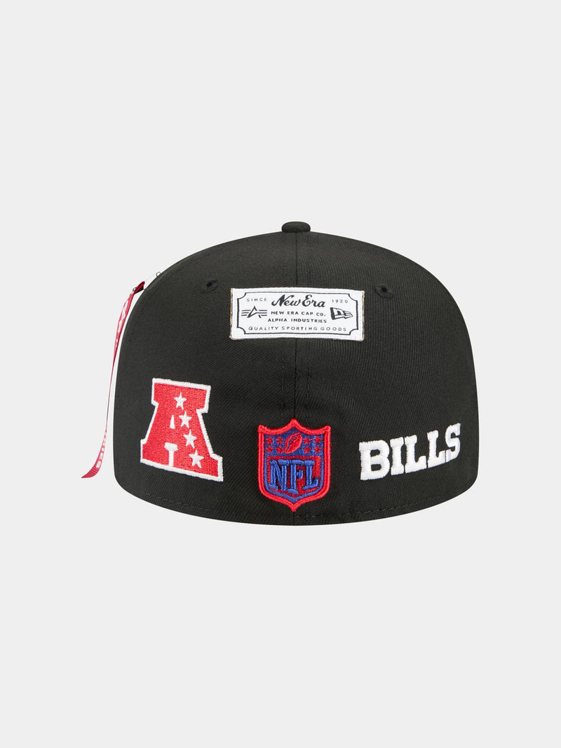 ALPHA INDUSTRIES BUFFALO BILLS X ALPHA X NEW ERA 59FIFTY FITTED CAP outlook