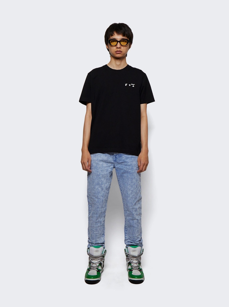 Off-White Ow Logo Slim Short Sleeve Tee Black White outlook