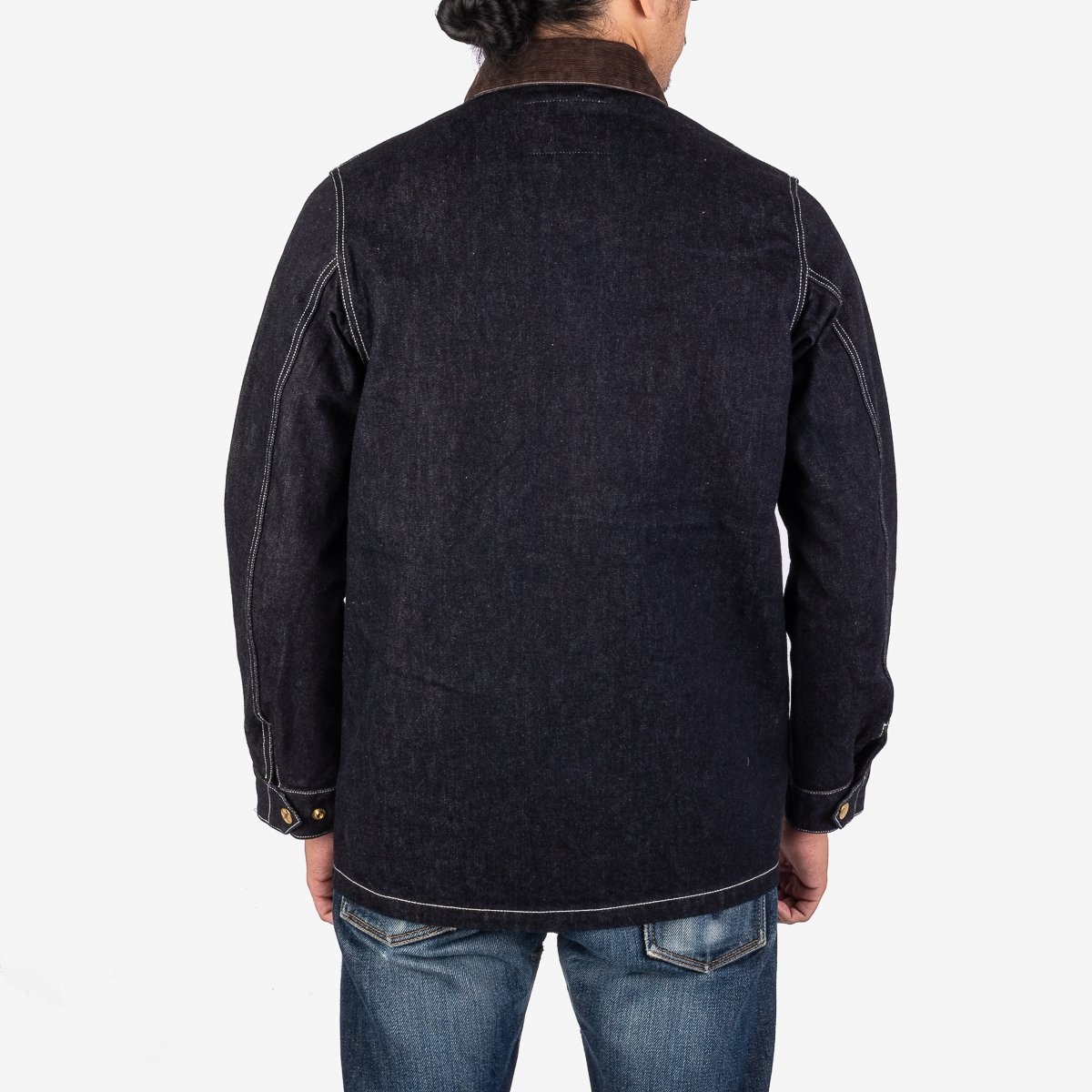 14oz Selvedge Denim Chore Jacket - Indigo - 3