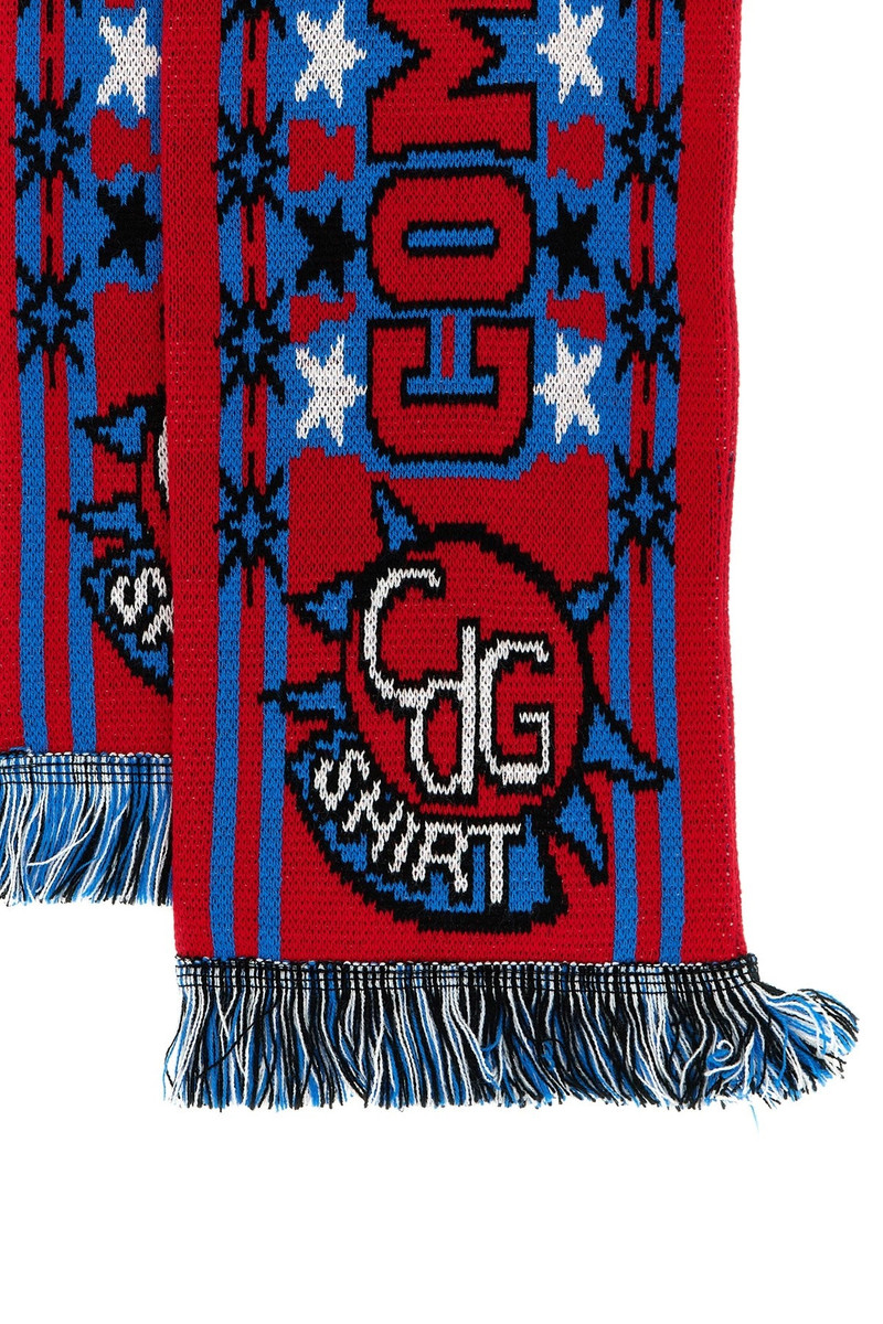 Comme des Garçons SHIRT Intarsia scarf outlook