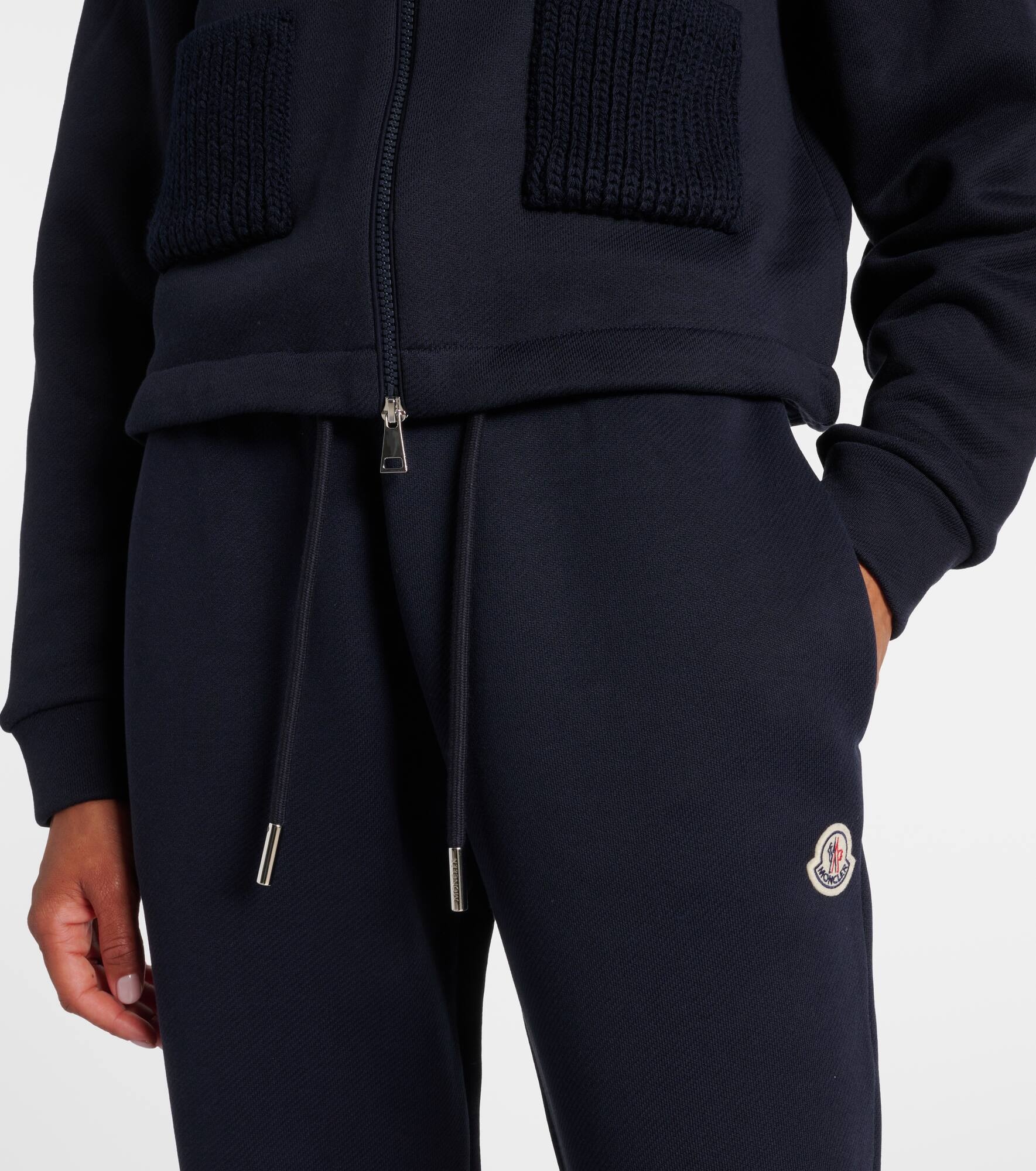 Cotton-blend jersey zip-up hoodie - 5