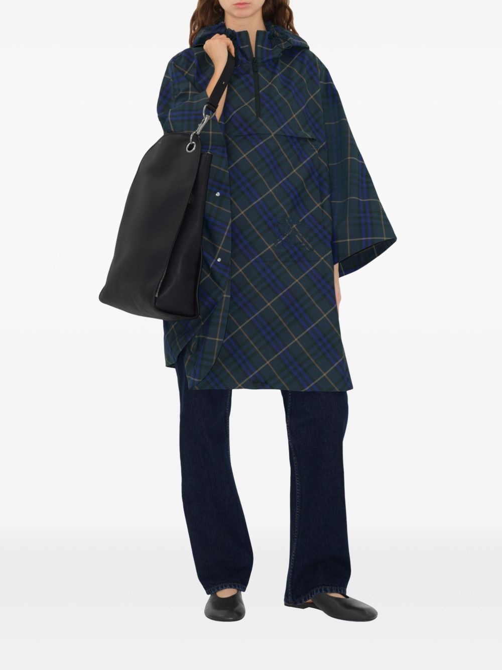 Packaway Check cape - 3