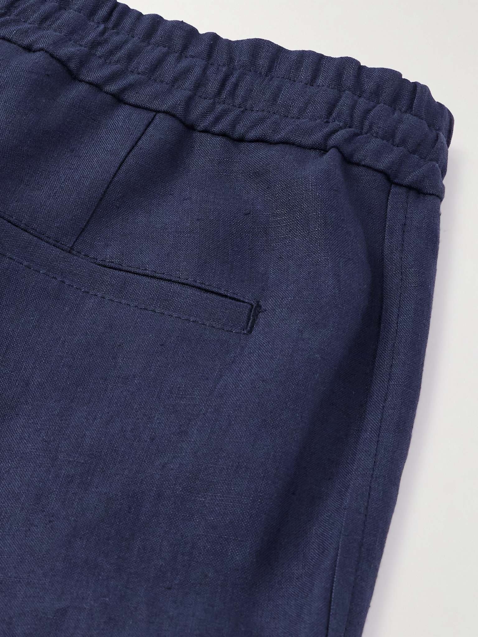 Tapered Linen Trousers - 5