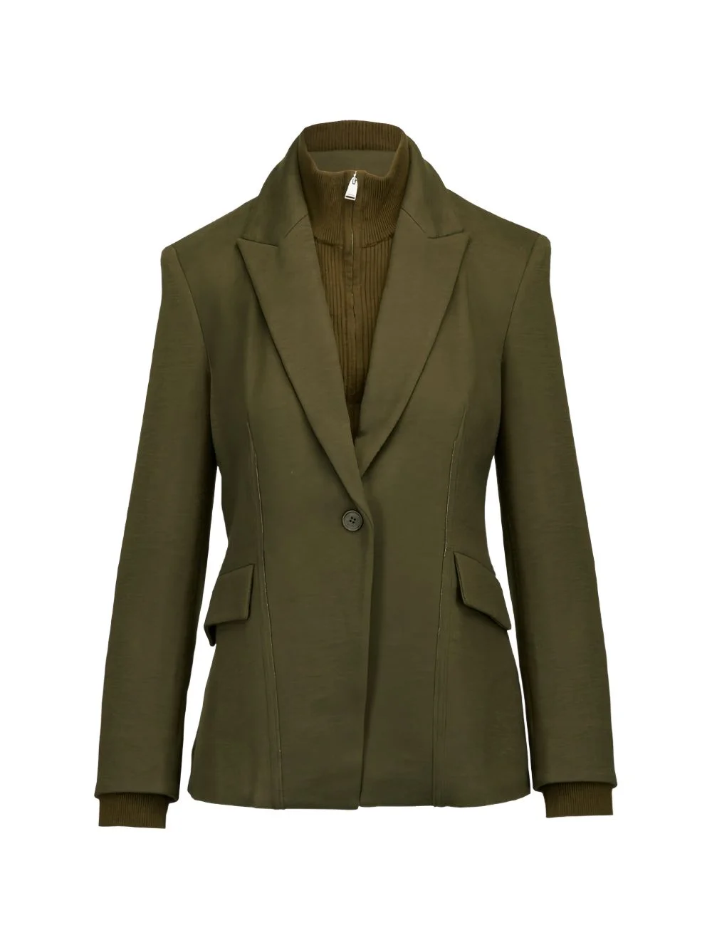 Auden Knit Combo layered blazer - 1