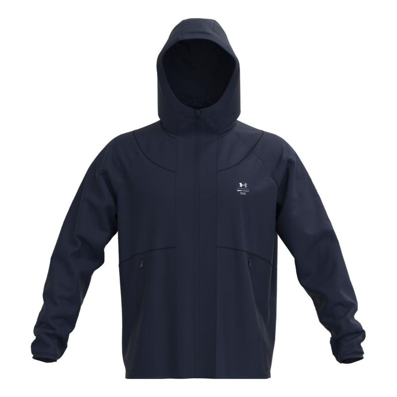 Under Armour Rush Fleece Full Zip Hoodie Jacket 'Blue' 1373806-410 - 1