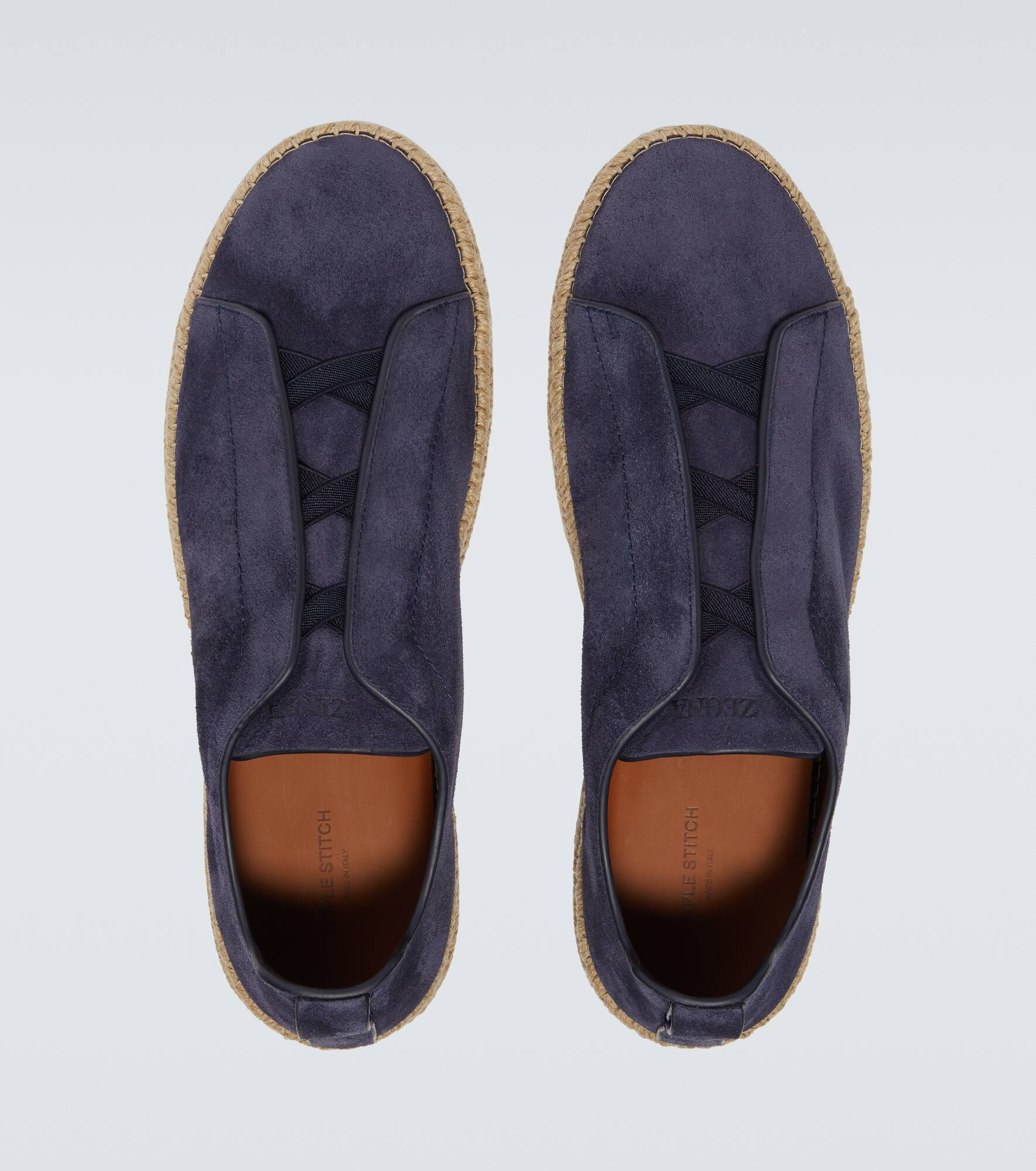 Triple Stitch suede espadrilles - 4