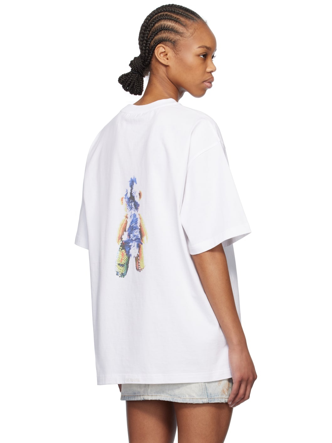 White Punk Teddy T-shirt - 3