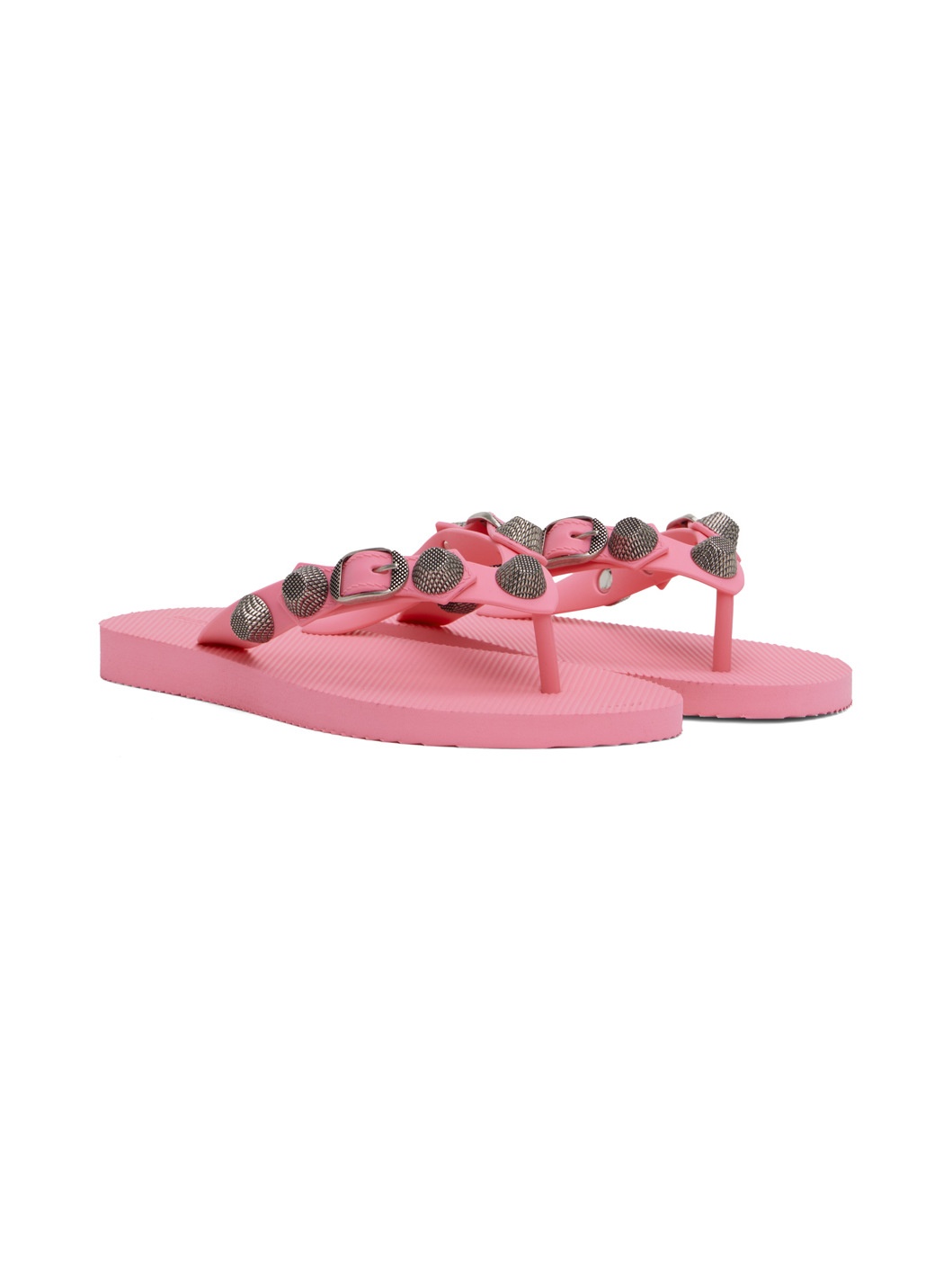 Pink Cagole Flip Flops - 4