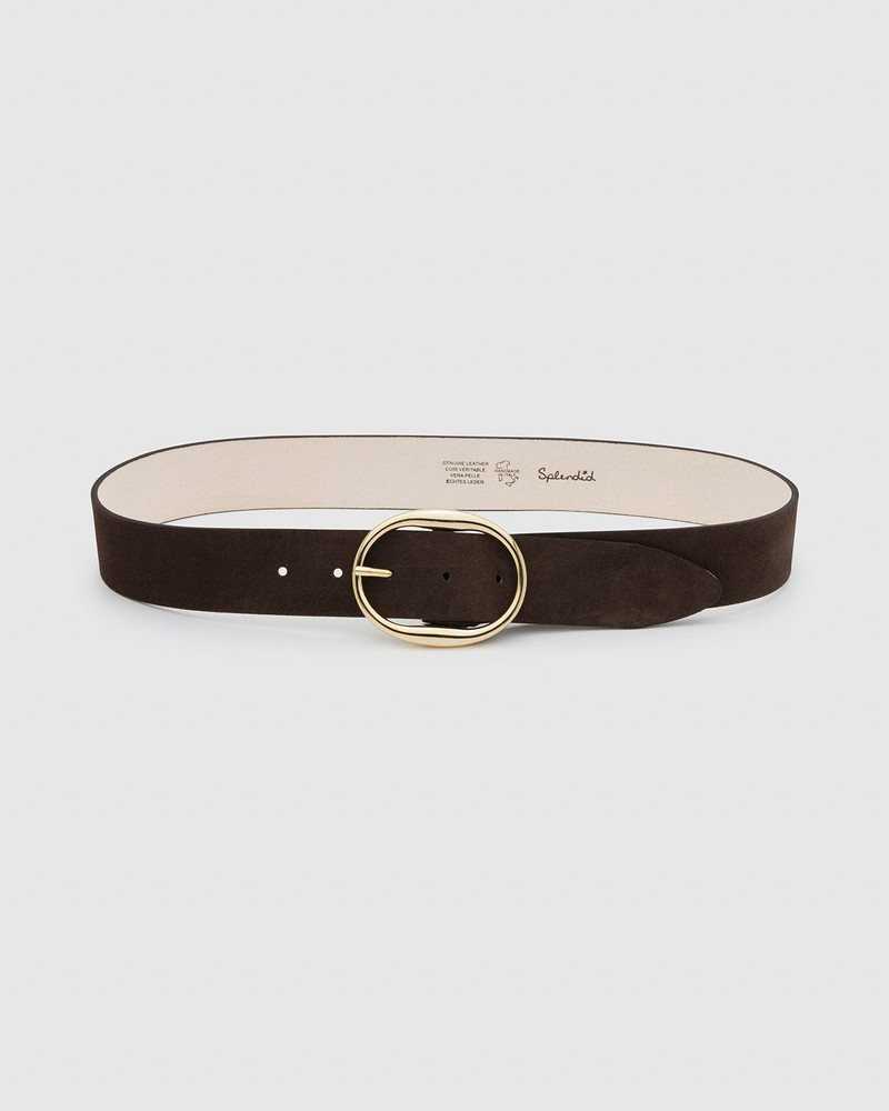 Wide Suede Belt 1