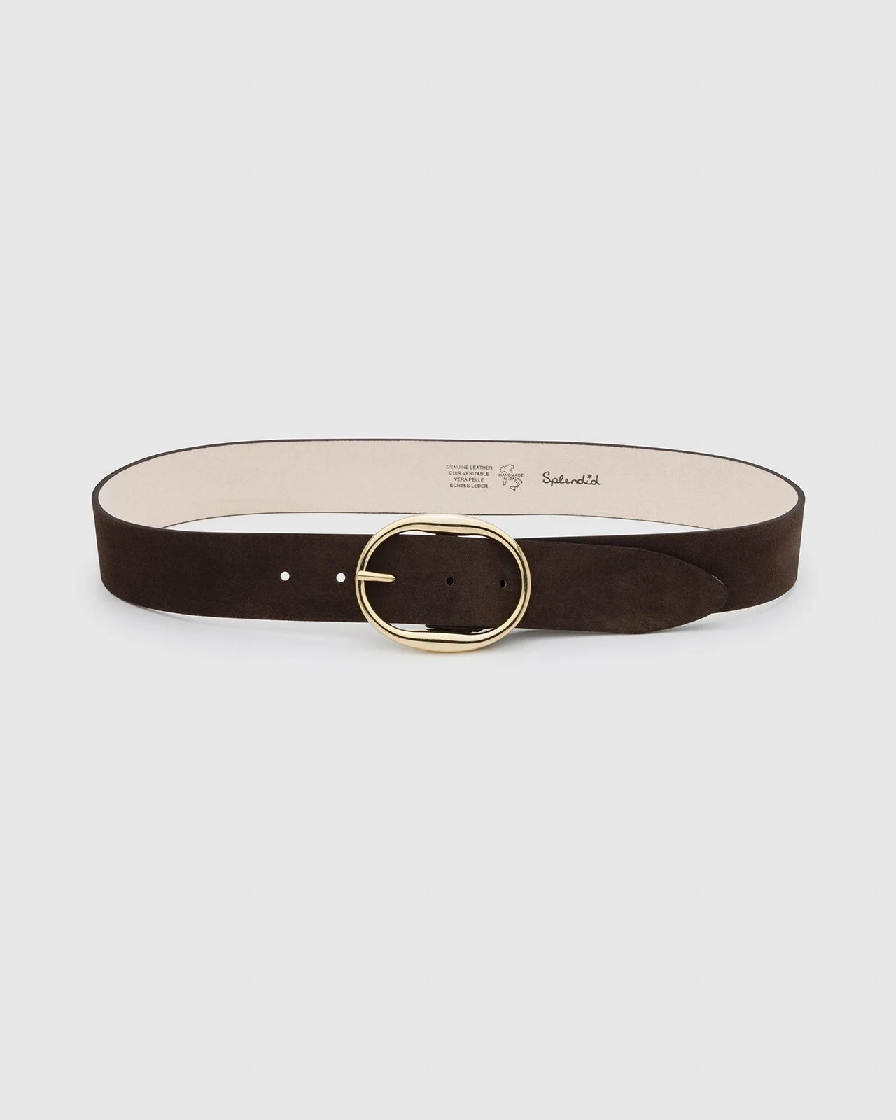 Wide Suede Belt - 1